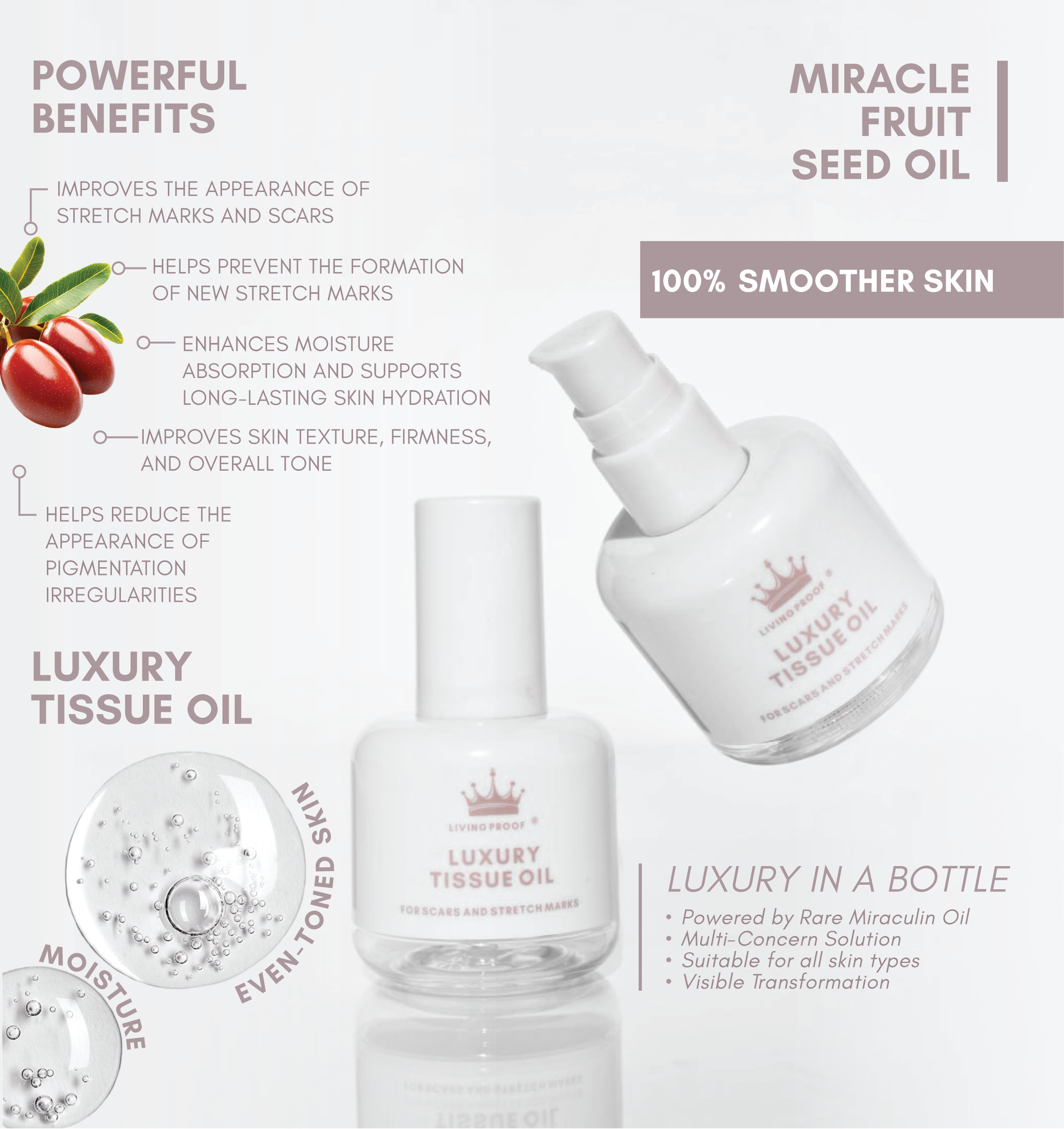 Cherry On Top Luxury Tissue Oil 50ml - Thumbnail 3